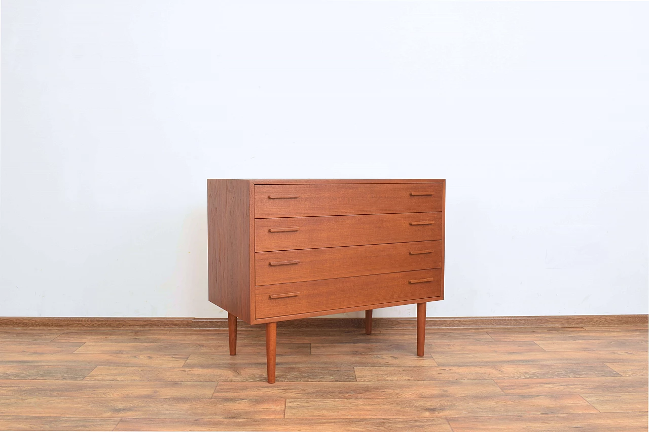 Teak chest of drawers by Kai Kristiansen for FM Møbler, 1960s 2