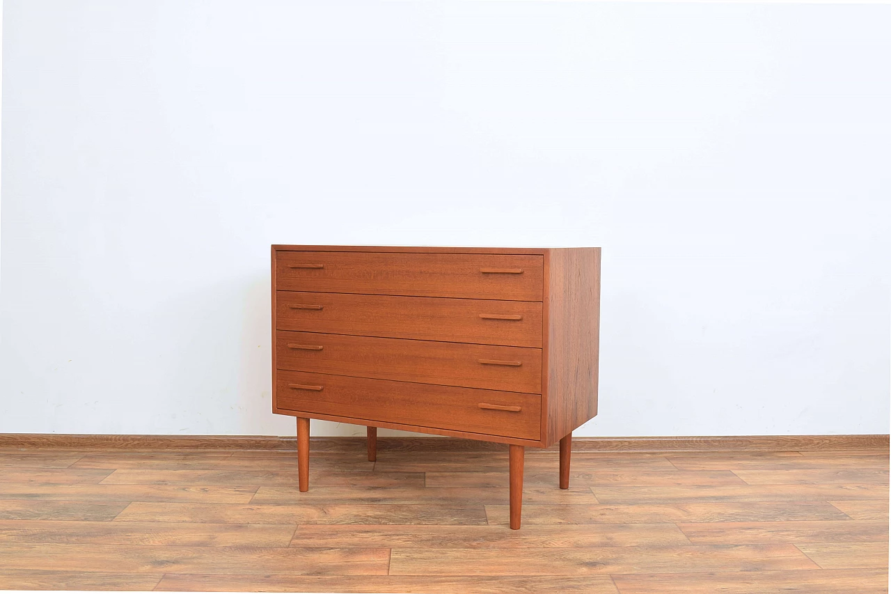 Teak chest of drawers by Kai Kristiansen for FM Møbler, 1960s 3