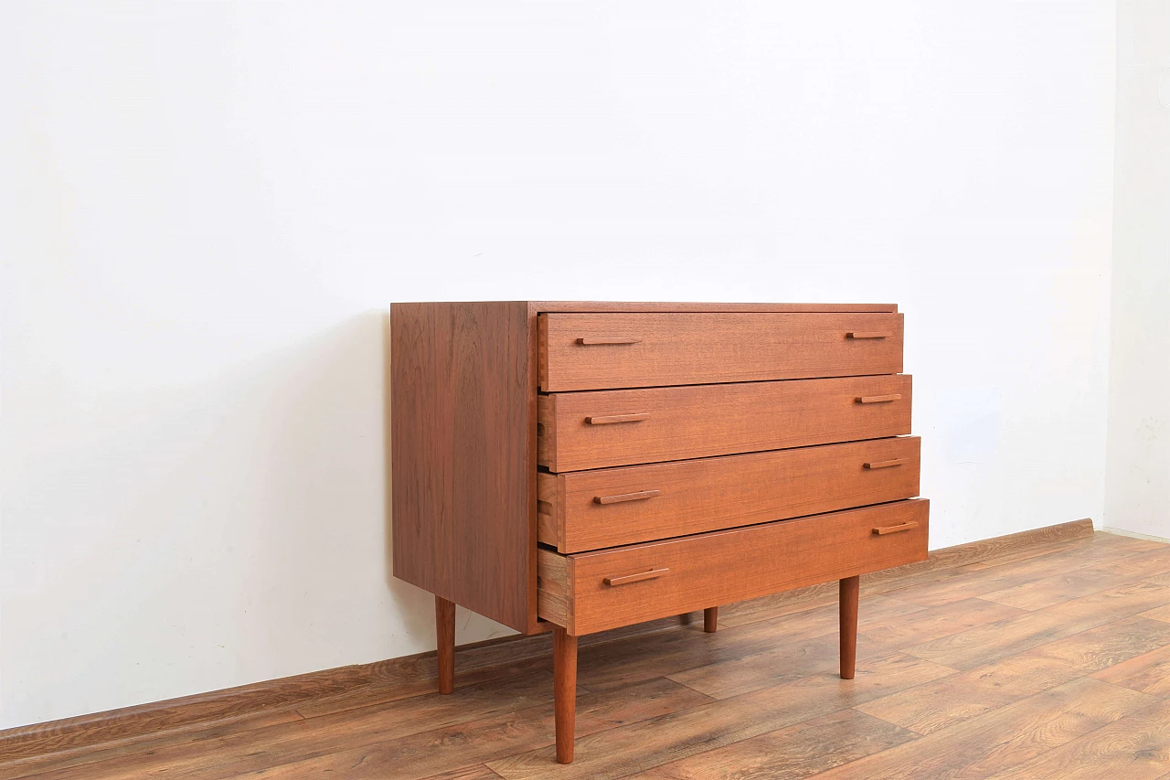 Teak chest of drawers by Kai Kristiansen for FM Møbler, 1960s 7