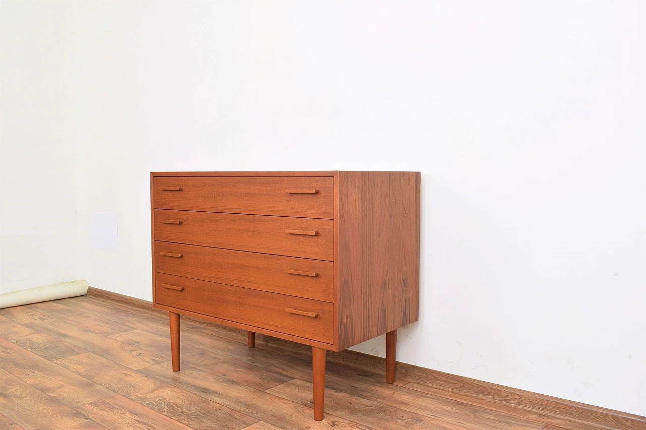 Teak chest of drawers by Kai Kristiansen for FM Møbler, 1960s 8