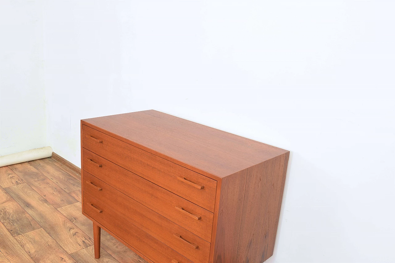 Teak chest of drawers by Kai Kristiansen for FM Møbler, 1960s 9
