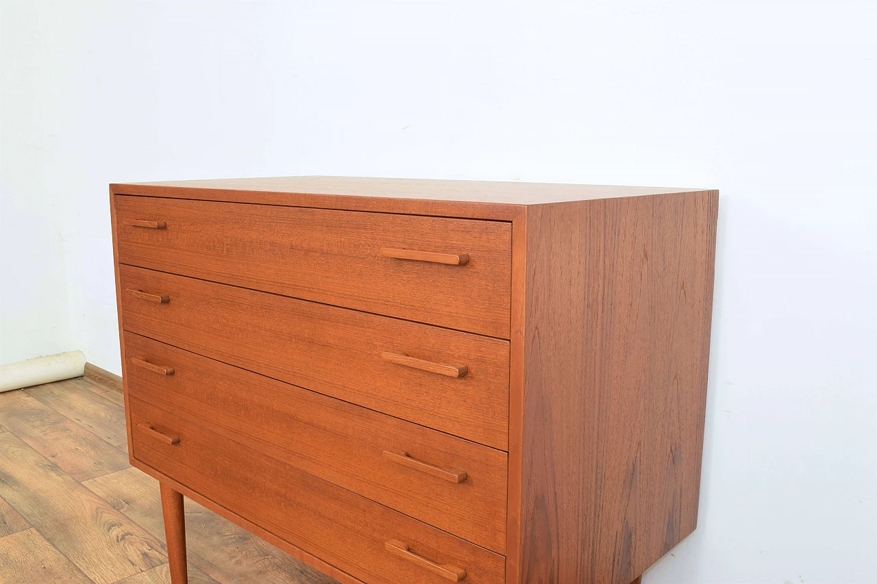 Teak chest of drawers by Kai Kristiansen for FM Møbler, 1960s 10