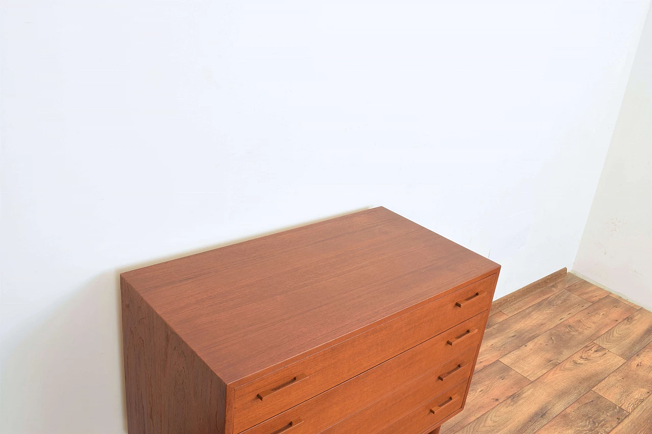 Teak chest of drawers by Kai Kristiansen for FM Møbler, 1960s 11