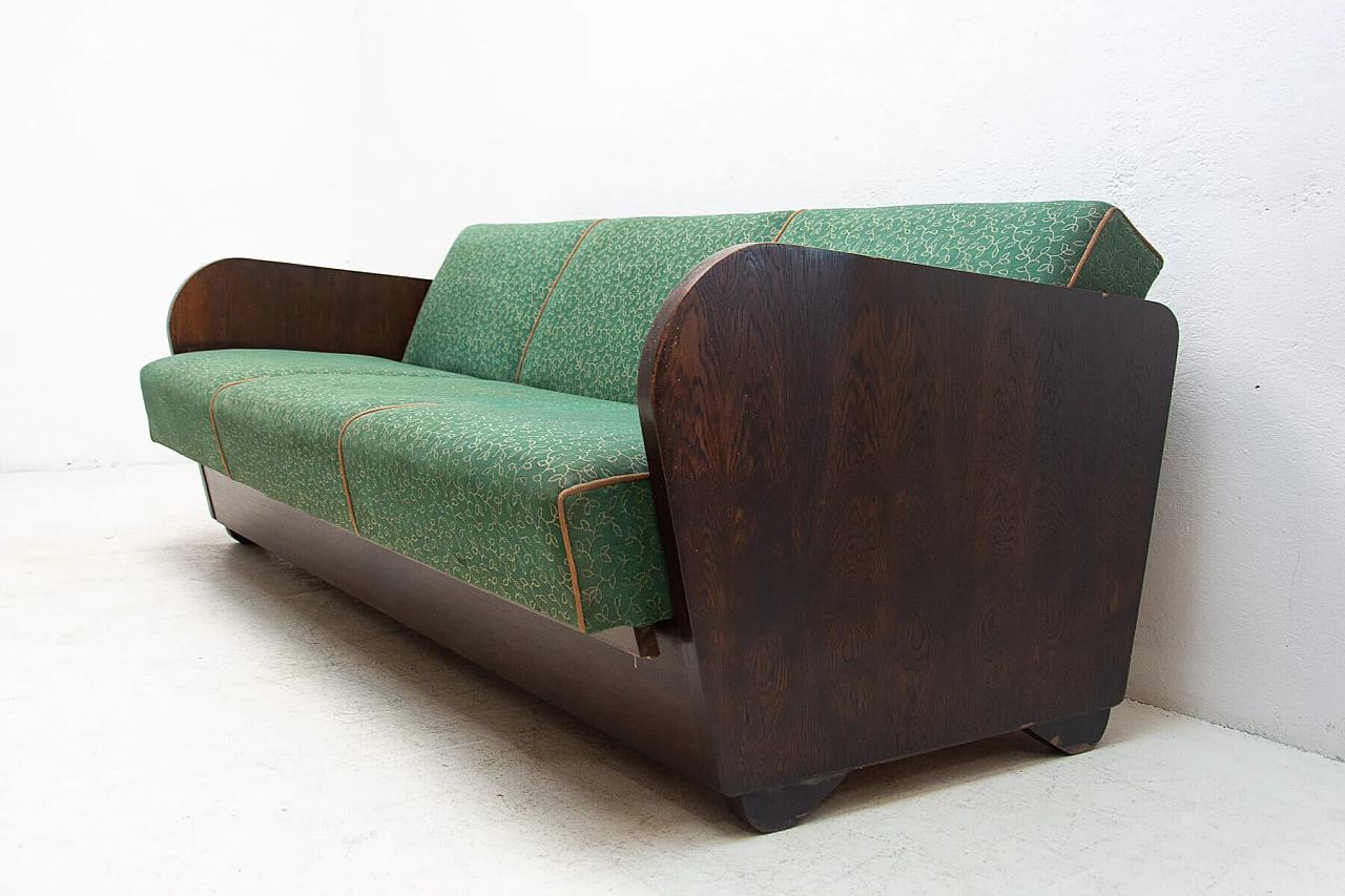 Folding sofa-bed by Jindrich Halabala, 1950s 2