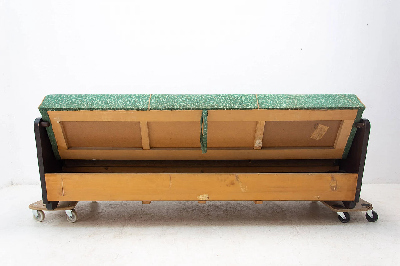 Folding sofa-bed by Jindrich Halabala, 1950s 12
