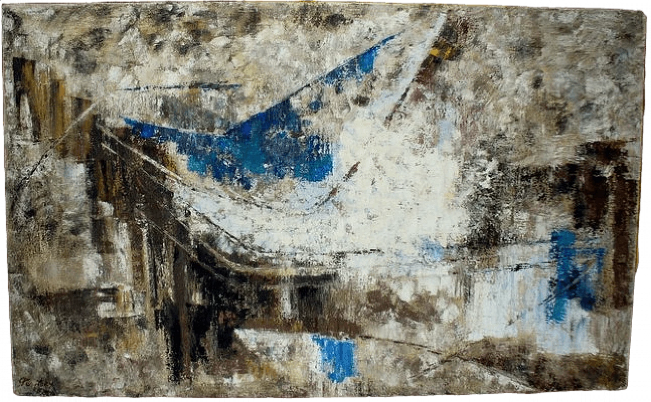 Anna Staritsky, Rythme de la montagne, oil on canvas, 1950s 11
