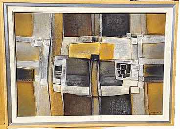 Roger Desserprit, olio su tela, 1971
