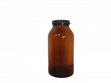 Bottiglia da farmacia in vetro di Carlo Erba, anni '50