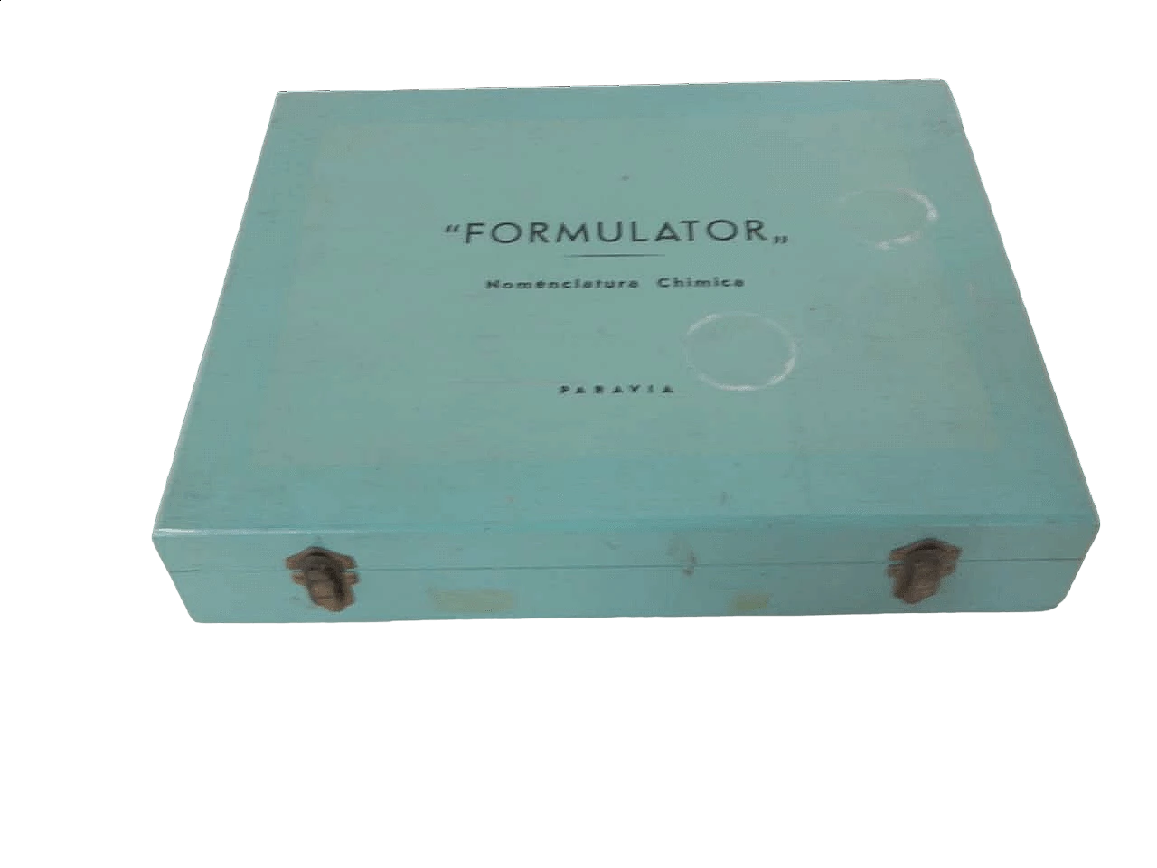 Cassetta di nomenclatura chimica Formulator per Paravia, 1948 13