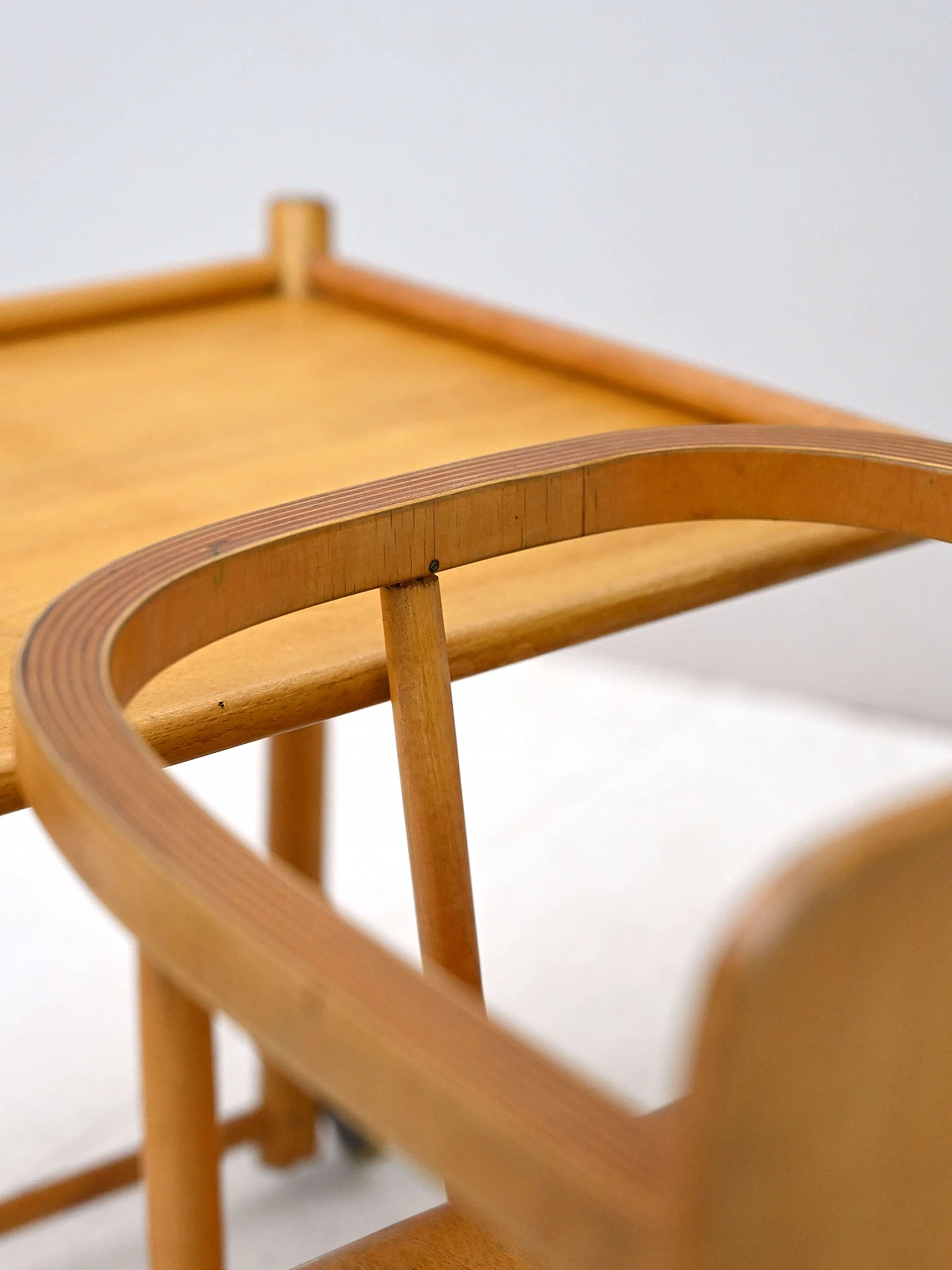 Wood convertible high chair, 1960s 6