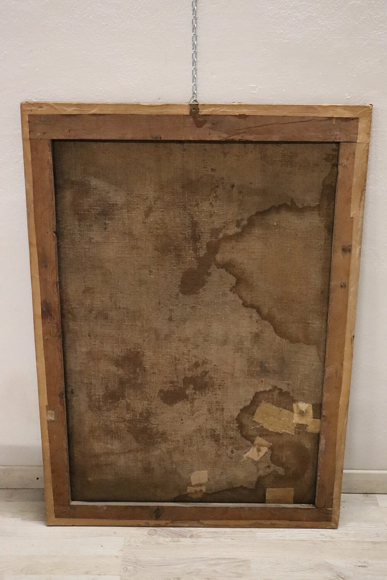 Gentleman with fur coat, oil painting on canvas, first half of the 17th century 7