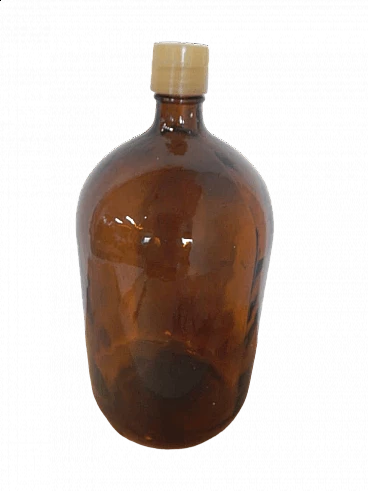 Glass apothecary bottle, 1950s