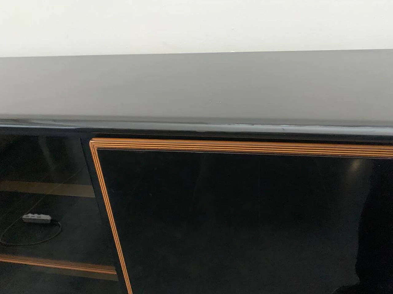 Lacquered sideboard with moulded wood by Pierre Cardin, 1960s 9