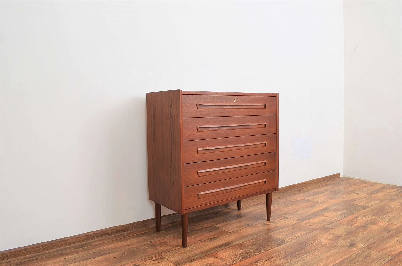 Danish teak chest of drawers, 1960s 8