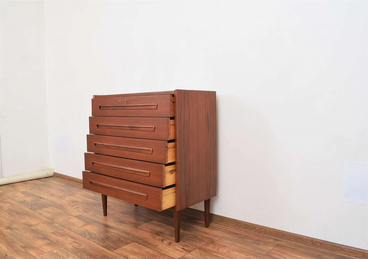 Danish teak chest of drawers, 1960s 10