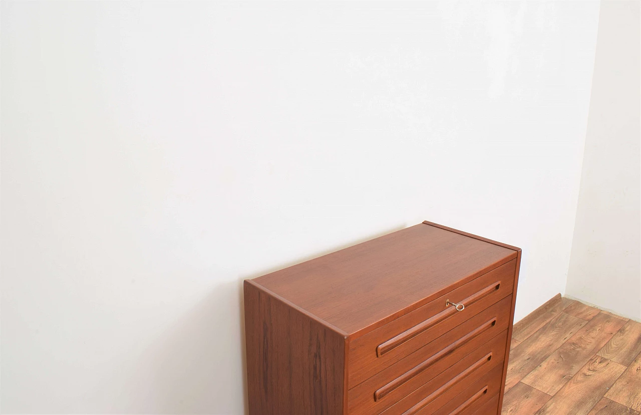 Danish teak chest of drawers, 1960s 11