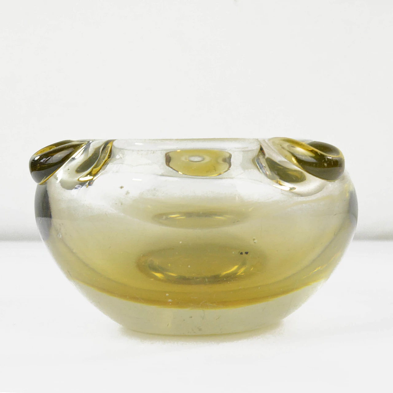 Glass ashtray by E. Beranek for Skrdlovice, 1960s 5