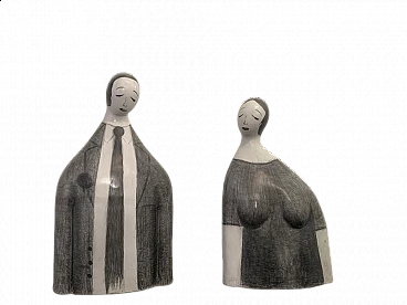 Yuri Zatarain, Thought of Love, terracotta and graphite, 2005