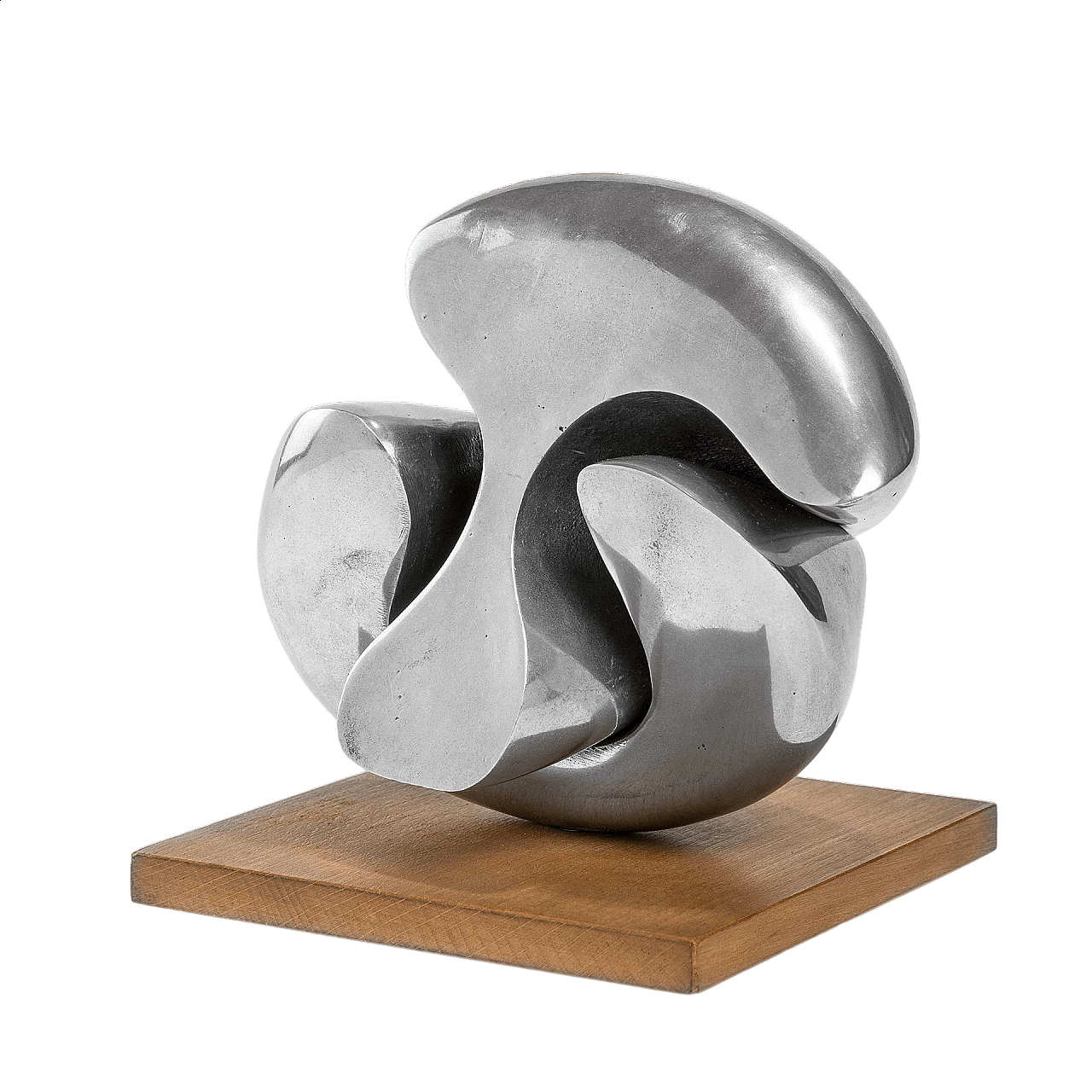 Giacomo Benevelli, chromed metal sculpture, 1972 7