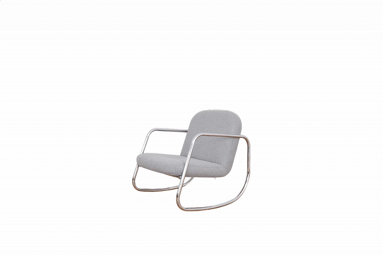 Bauhaus German Rocking Chair, 1960s. 12