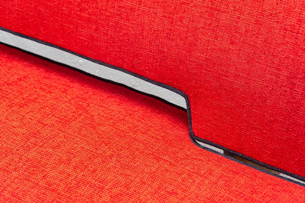 Reupholstered folding dormeuse by Miroslav Navrátil, 1960s 9