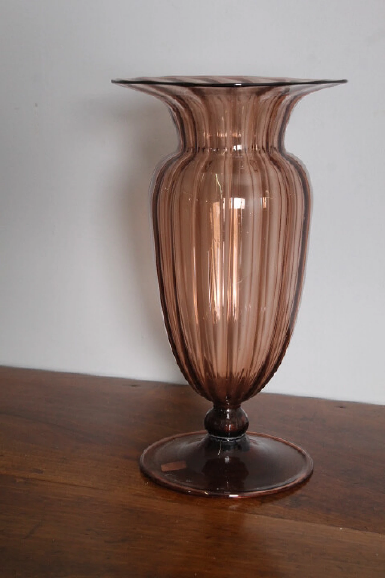 Vaso in vetro soffiato di Murano, anni '30 9