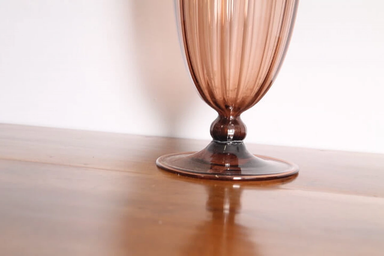 Vaso in vetro soffiato di Murano, anni '30 12
