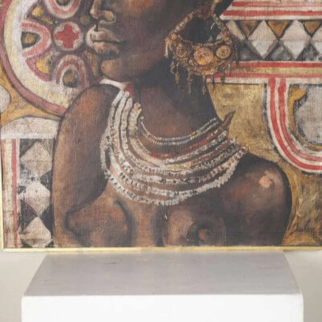 Etiennette Johan, Donna post-cubista, olio su tela, anni '50 3