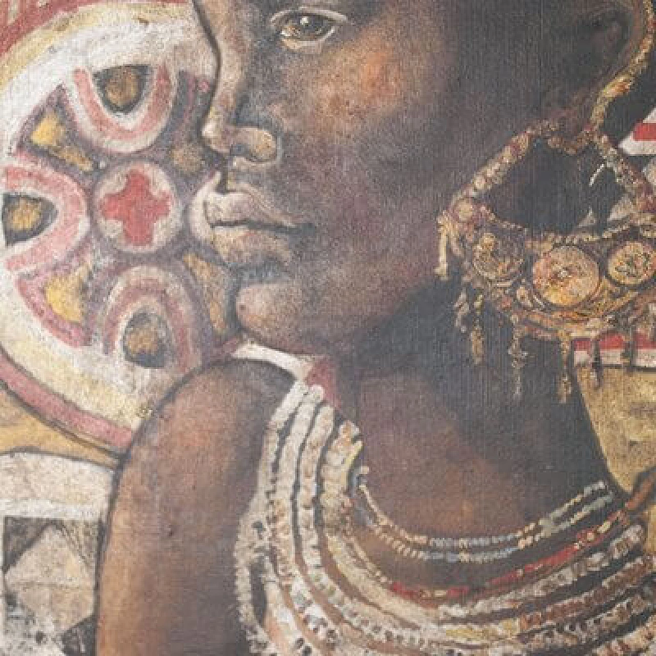 Etiennette Johan, Donna post-cubista, olio su tela, anni '50 5