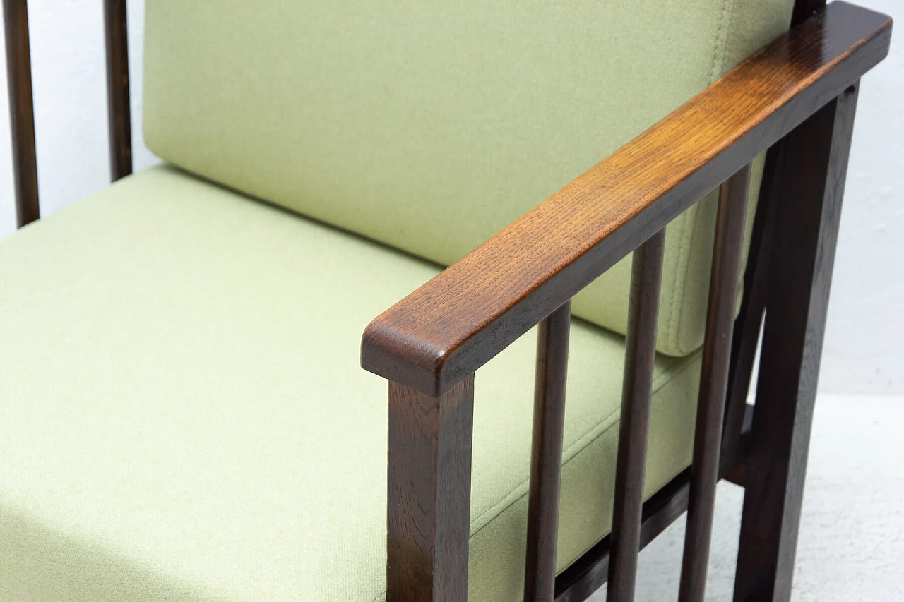 Pair of Art Deco armchairs by Jan Vaněk and Jaroslav Grunt, 1930s 19