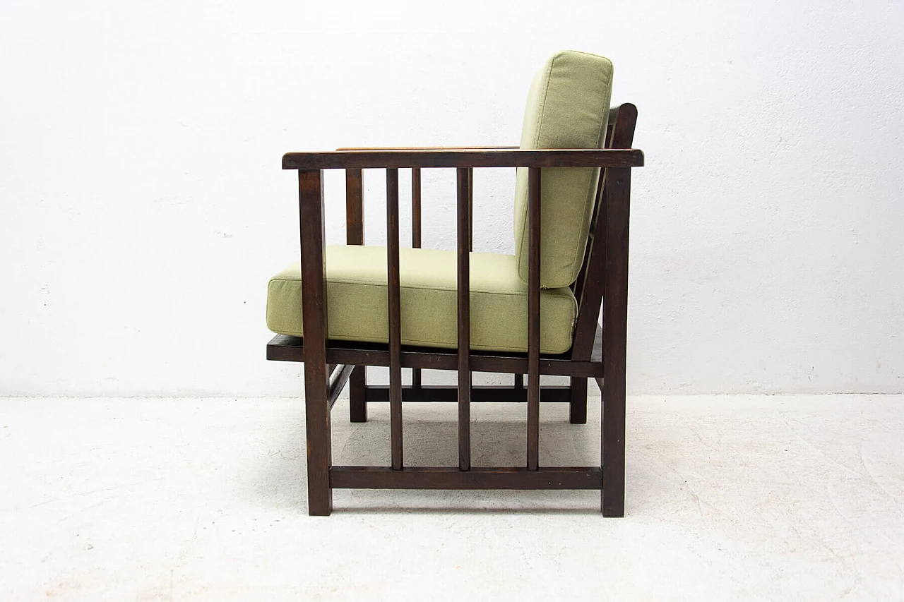 Pair of Art Deco armchairs by Jan Vaněk and Jaroslav Grunt, 1930s 21