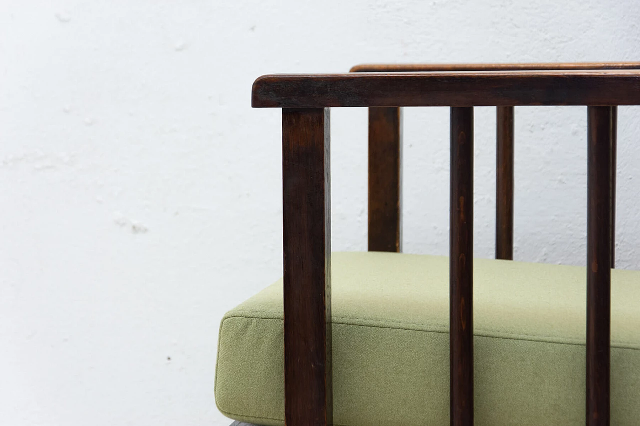Pair of Art Deco armchairs by Jan Vaněk and Jaroslav Grunt, 1930s 22