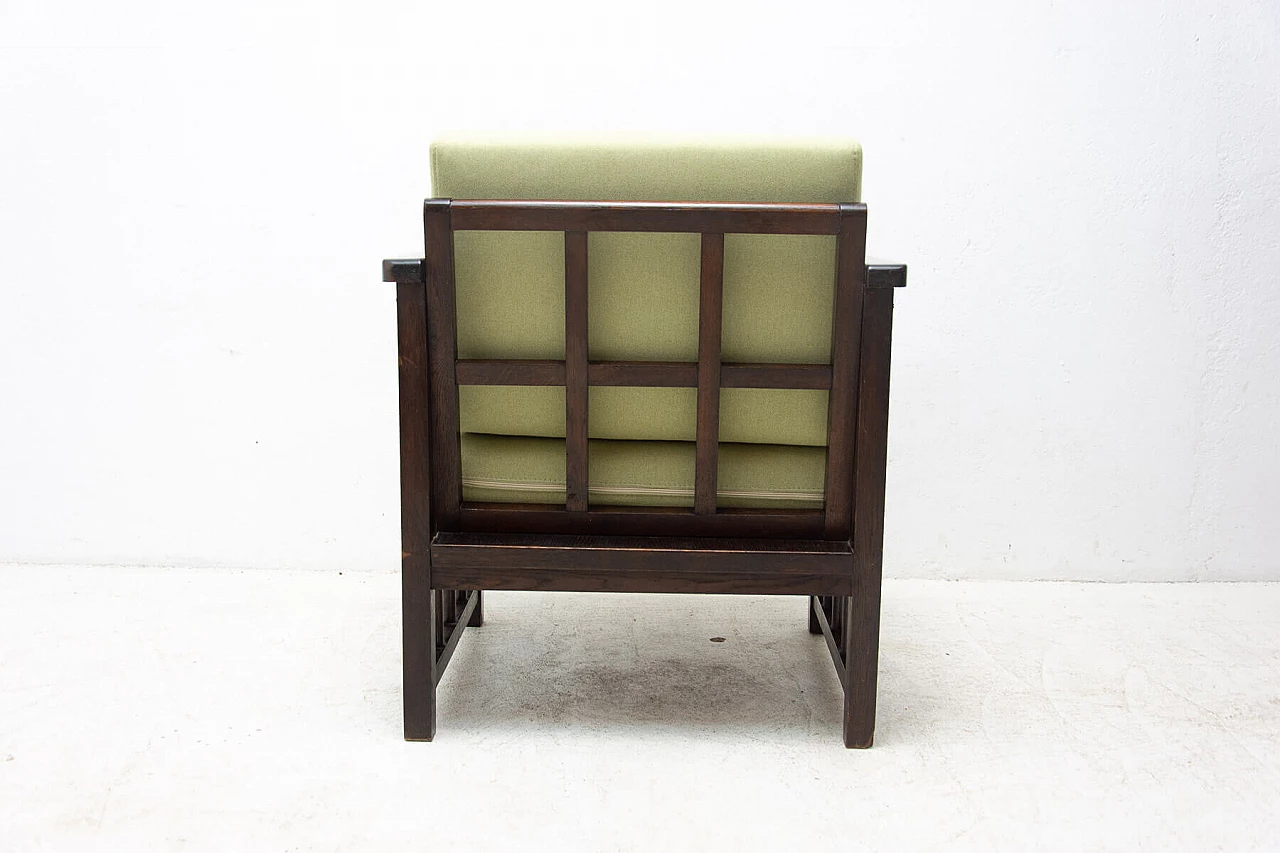 Pair of Art Deco armchairs by Jan Vaněk and Jaroslav Grunt, 1930s 23