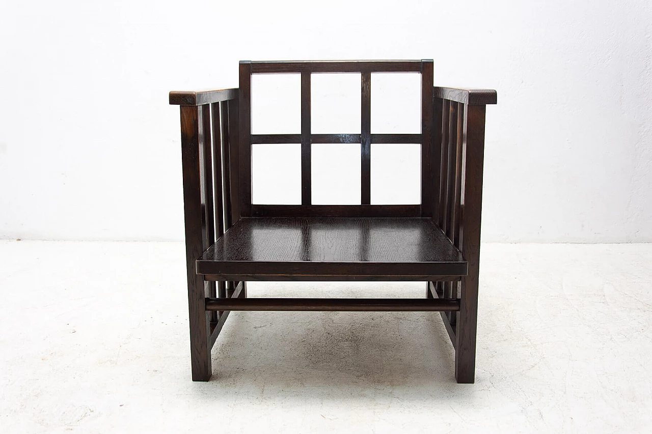 Pair of Art Deco armchairs by Jan Vaněk and Jaroslav Grunt, 1930s 24