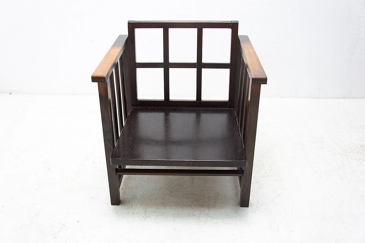 Pair of Art Deco armchairs by Jan Vaněk and Jaroslav Grunt, 1930s 25