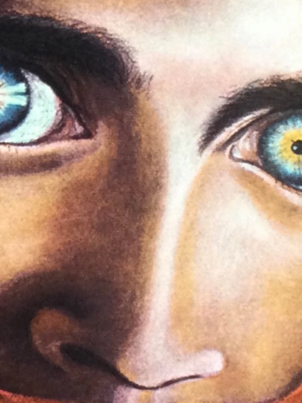 Ludovica Barattieri di San Pietro, Donna col velo rosso, gessetto su carta 3