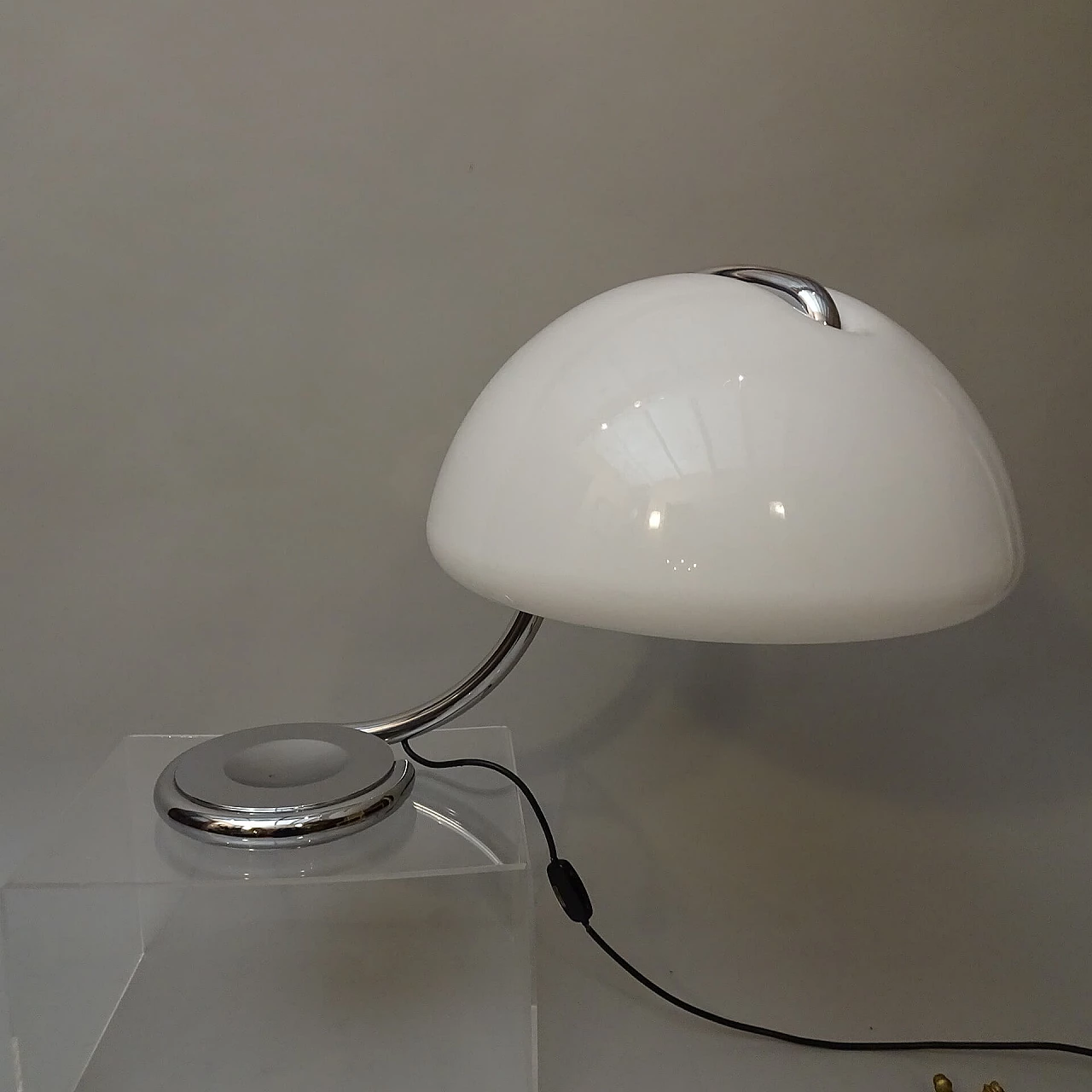 Lampada da tavolo Serpente per Martinelli Luce, anni '70 8