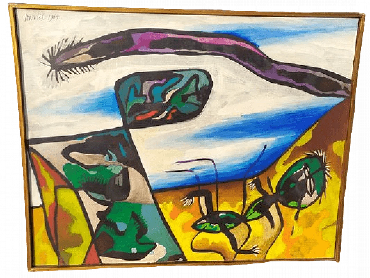 Anton Lutgerink Dartel, olio su tela, 1964 3