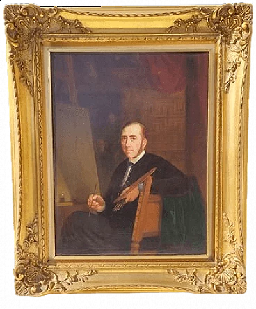 Van Lil Joseph, Autoritratto, olio su tela, 1867