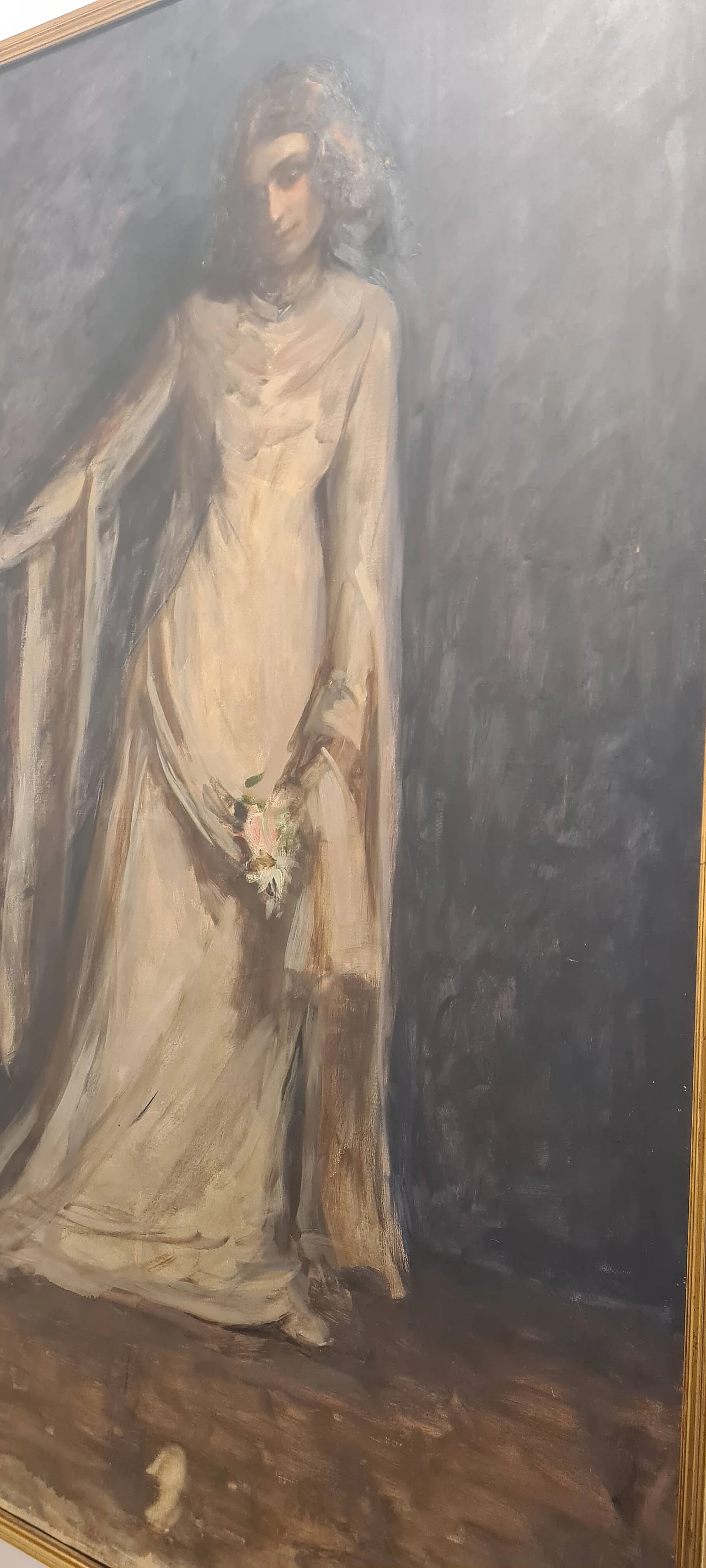 Ernestina Mack Orlandini, ritratto femminile, olio su tela, inizio '900 3