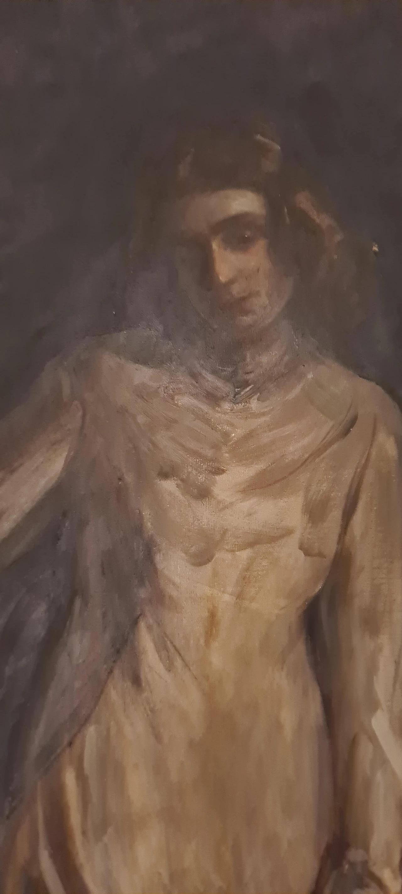 Ernestina Mack Orlandini, ritratto femminile, olio su tela, inizio '900 5