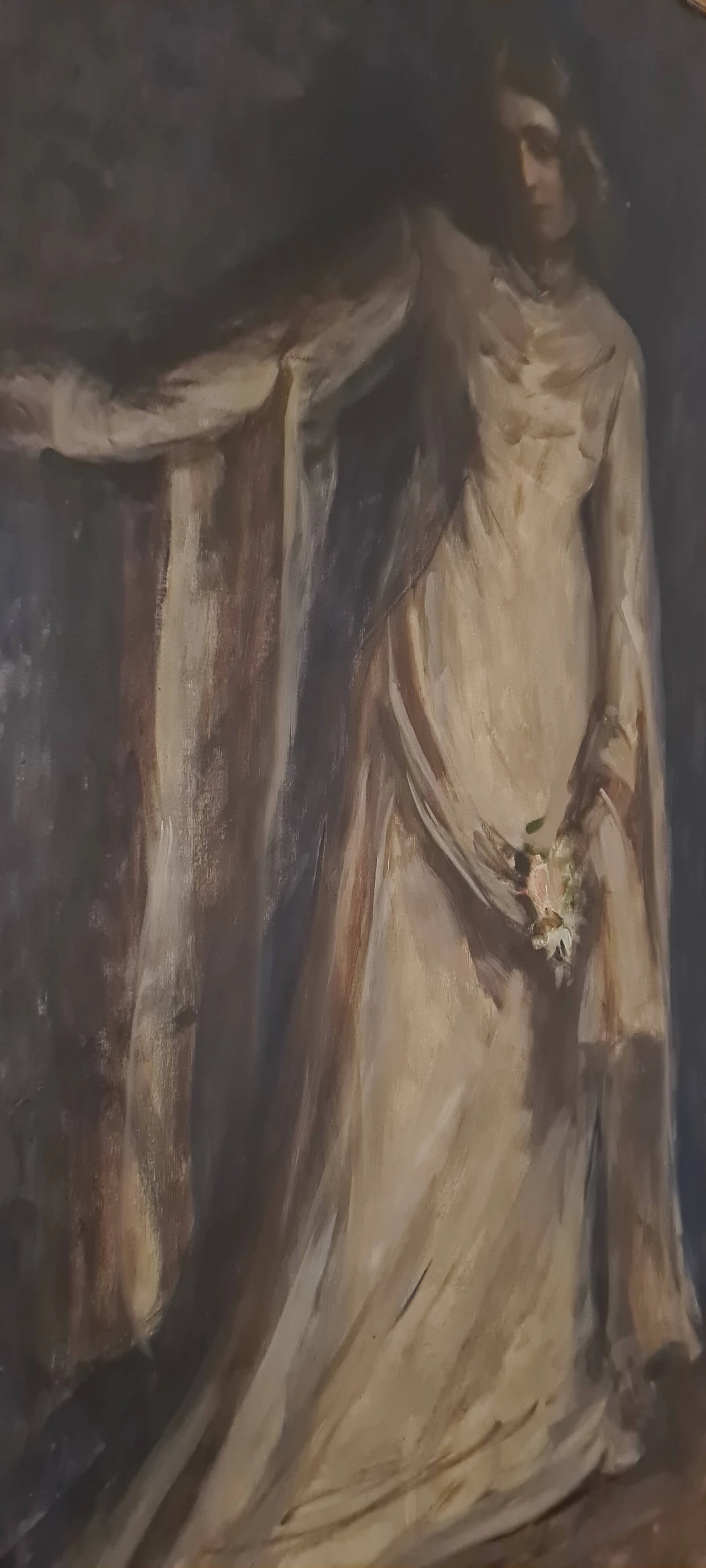 Ernestina Mack Orlandini, ritratto femminile, olio su tela, inizio '900 12