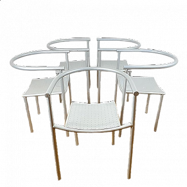 5 Von Vogelsang chairs by Philippe Starck for Driade, 1980s