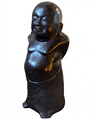 Scultura cinese di Buddha in bronzo, fine '800