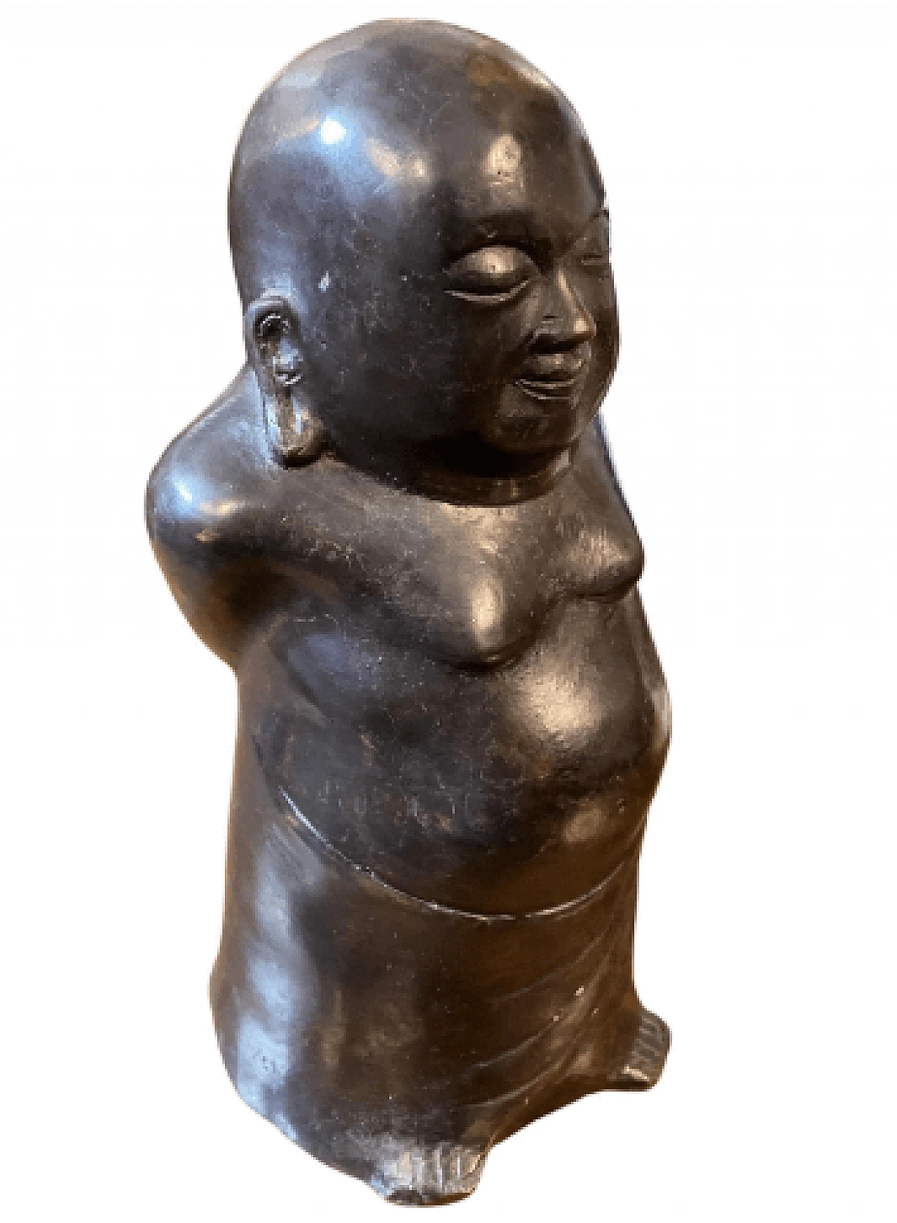 Chinese bronze Buddha sculpture, late 19th century 2