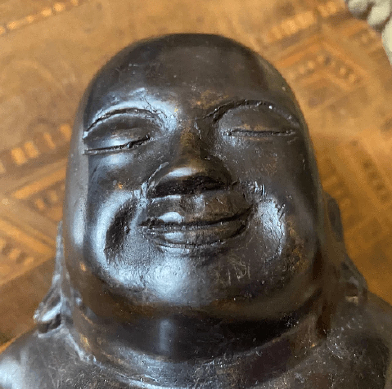 Chinese bronze Buddha sculpture, late 19th century 4