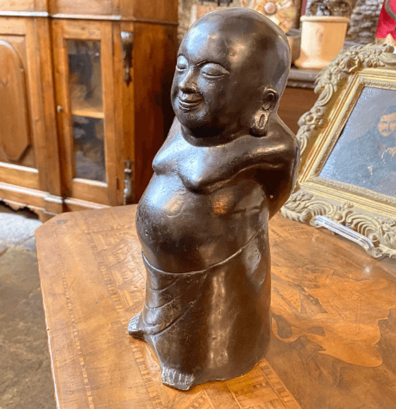 Chinese bronze Buddha sculpture, late 19th century 7