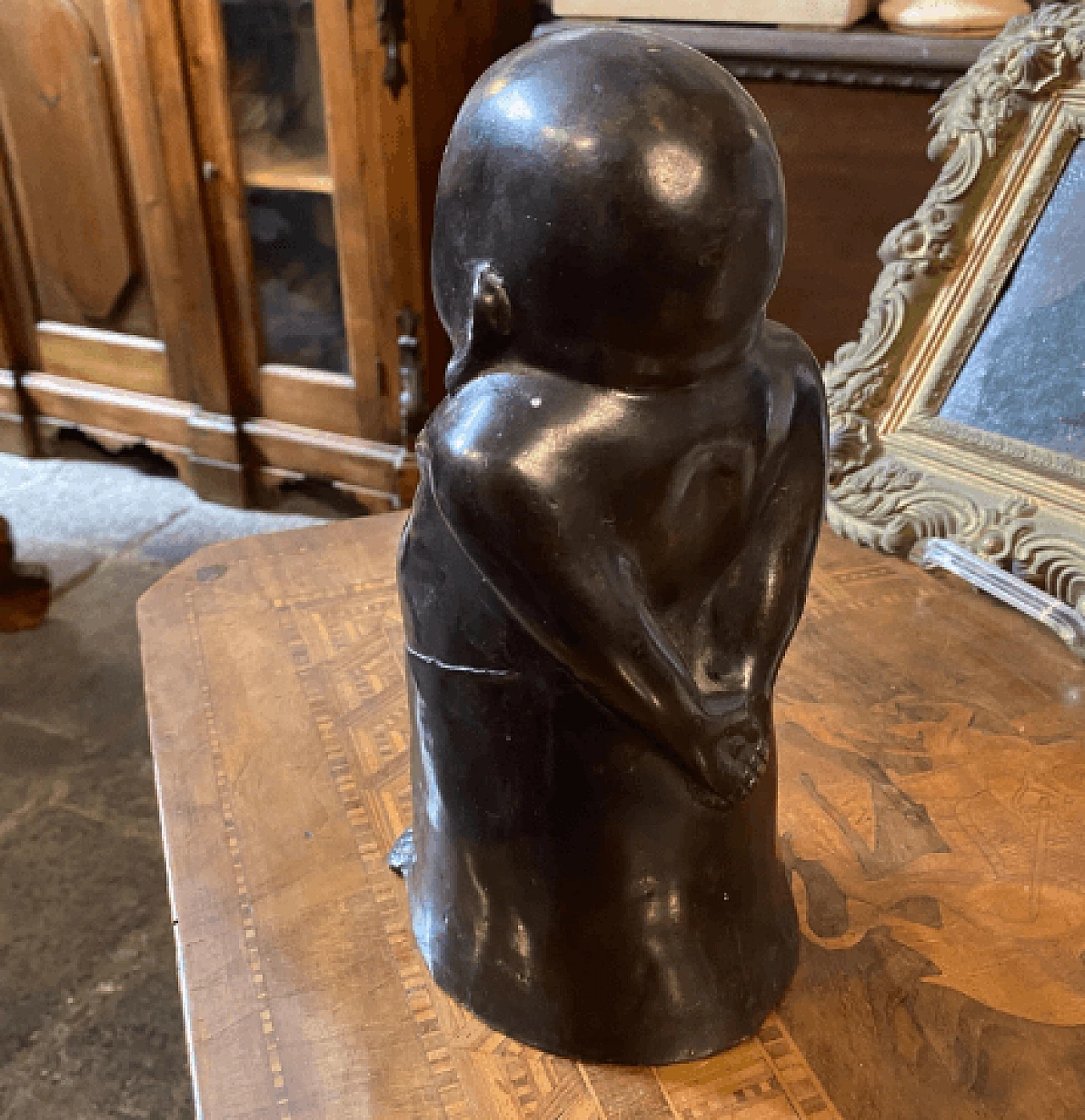 Chinese bronze Buddha sculpture, late 19th century 8