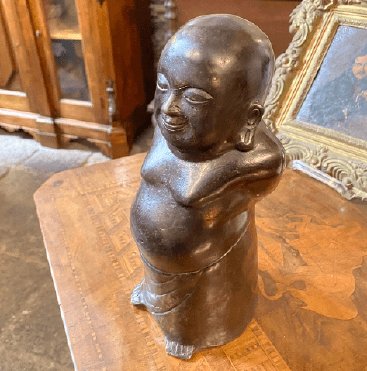 Chinese bronze Buddha sculpture, late 19th century 9