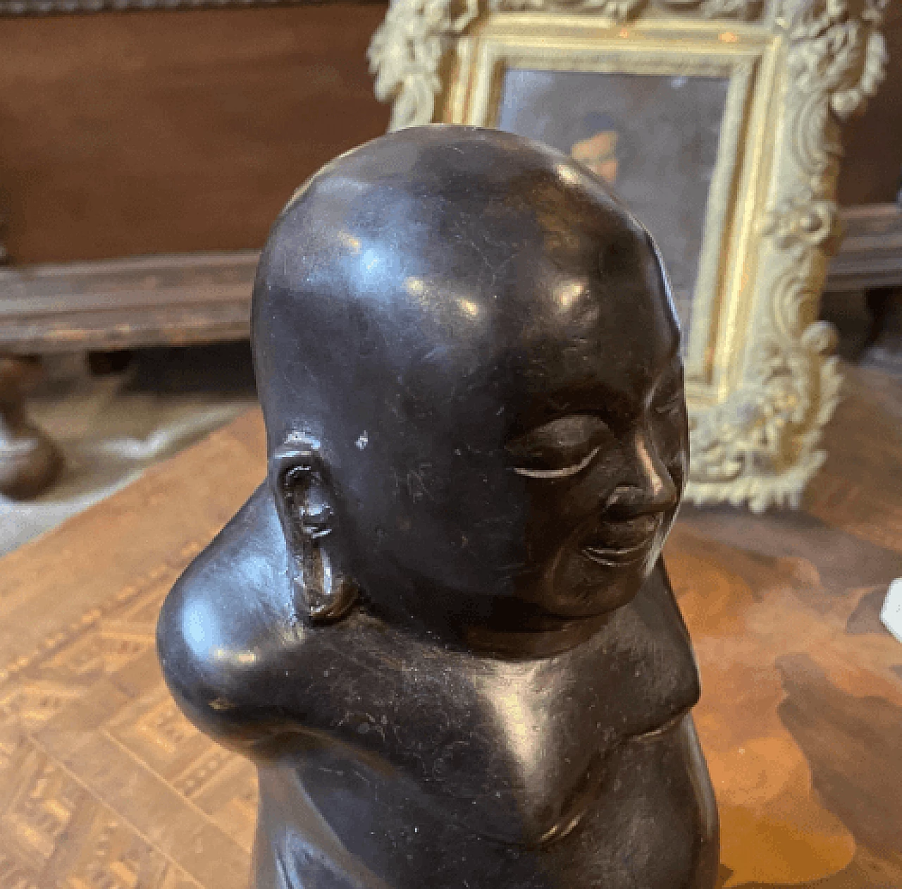 Chinese bronze Buddha sculpture, late 19th century 10